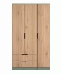 Jive Tall Triple Door 2 Drawer Wardrobe